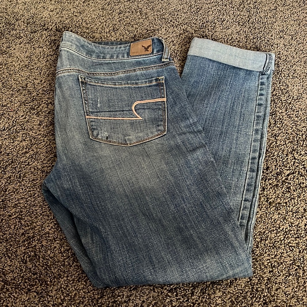 AE Distressed Skinny Jeans